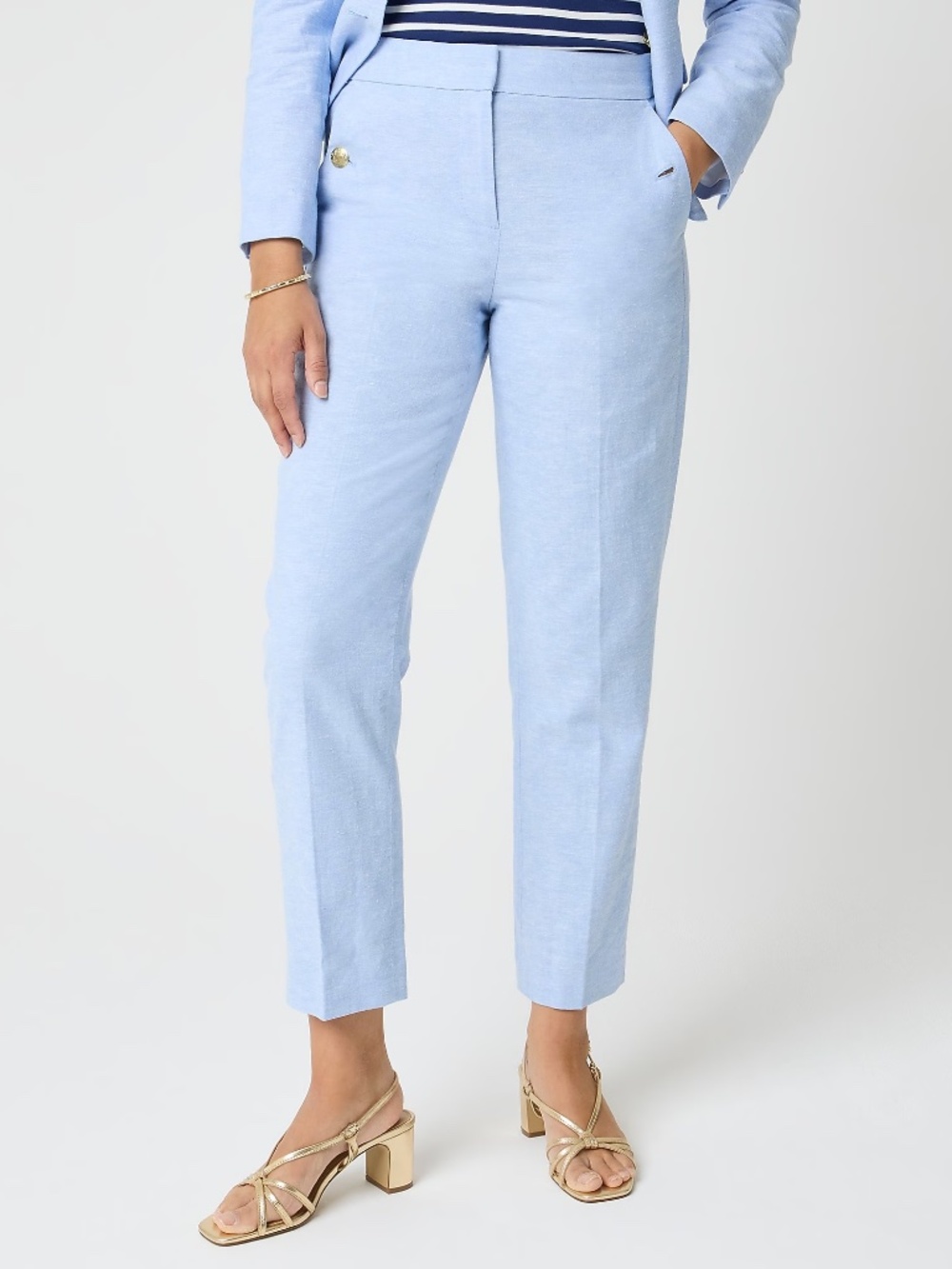 J.Crew Linen-blend Sailor Pant